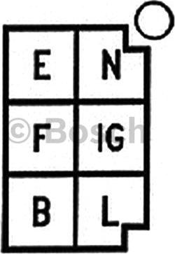 BOSCH 0 986 190 024 - Регулятор напряжения, генератор abcparts.ee