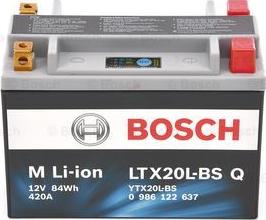 BOSCH 0 986 122 637 - Стартерная аккумуляторная батарея, АКБ abcparts.ee
