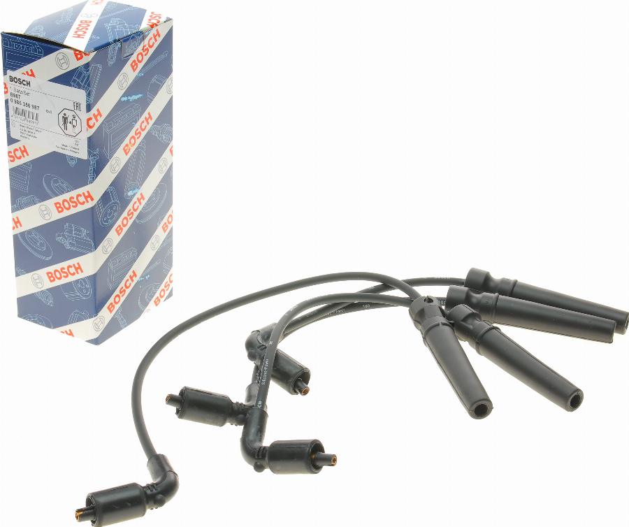 BOSCH 0 986 356 987 - Комплект проводов зажигания abcparts.ee