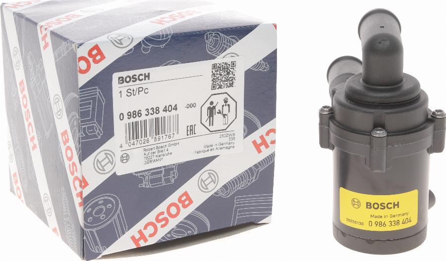 BOSCH 0 986 338 404 - Дополнительный водяной насос abcparts.ee