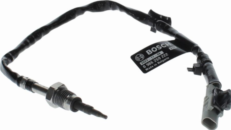 BOSCH 0 986 259 222 - Датчик, температура выхлопных газов abcparts.ee