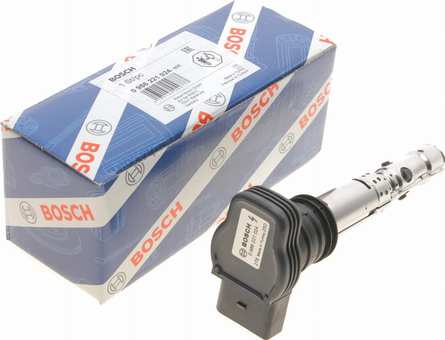 BOSCH 0 986 221 024 - Катушка зажигания abcparts.ee
