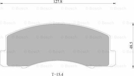 BOSCH 0 986 AB9 023 - Тормозные колодки, дисковые, комплект abcparts.ee