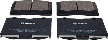 BOSCH 0 986 AB3 504 - Тормозные колодки, дисковые, комплект abcparts.ee