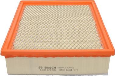 BOSCH 0 986 AF2 664 - Воздушный фильтр двигателя abcparts.ee