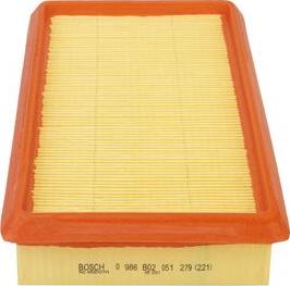 BOSCH 0 986 B02 051 - Воздушный фильтр двигателя abcparts.ee