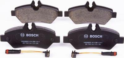 BOSCH 0 986 BB0 414 - Тормозные колодки, дисковые, комплект abcparts.ee