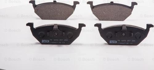 BOSCH 0 986 BB0 717 - Тормозные колодки, дисковые, комплект abcparts.ee