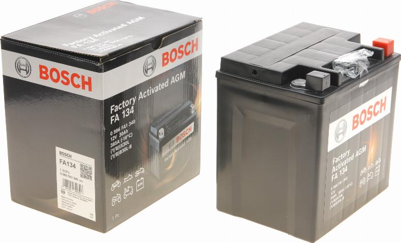 BOSCH 0 986 FA1 340 - Стартерная аккумуляторная батарея, АКБ abcparts.ee
