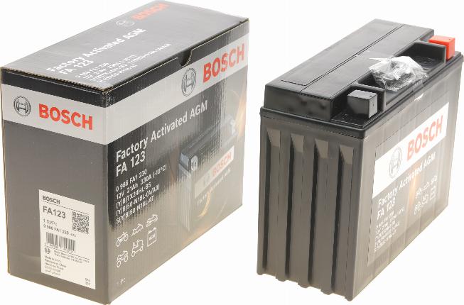 BOSCH 0 986 FA1 230 - Стартерная аккумуляторная батарея, АКБ abcparts.ee