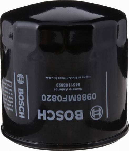 BOSCH 0 986 MF0 820 - Масляный фильтр abcparts.ee