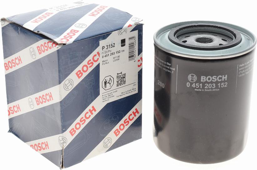 BOSCH 0 451 203 152 - Õlifilter abcparts.ee
