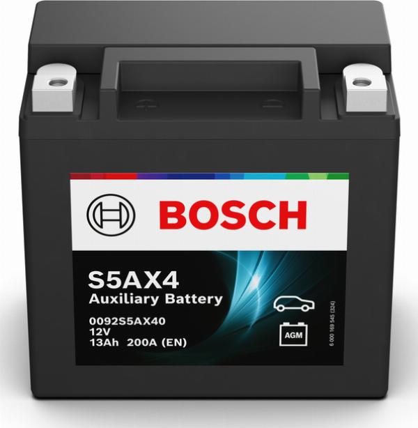 BOSCH 0 092 S5A X40 - Стартерная аккумуляторная батарея, АКБ abcparts.ee