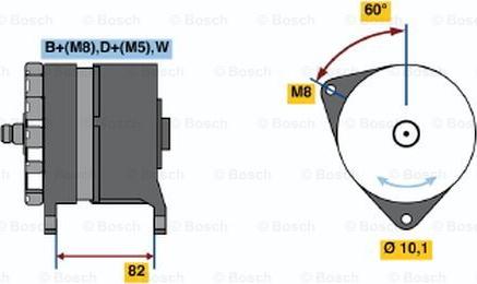 BOSCH 0 120 469 908 - Генератор abcparts.ee