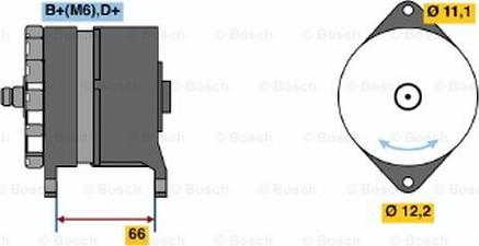 BOSCH 0 120 489 134 - Генератор abcparts.ee