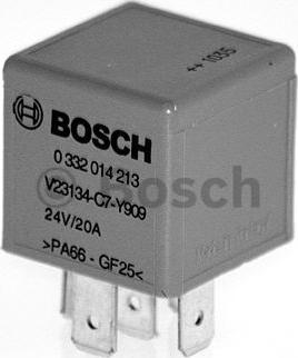 BOSCH 0 332 014 213 - Реле, рабочий ток abcparts.ee