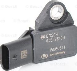 BOSCH 0 261 232 011 - Датчик, давление наддува abcparts.ee