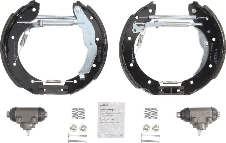 BOSCH 0 204 114 518 - Комплект тормозных колодок, барабанные abcparts.ee