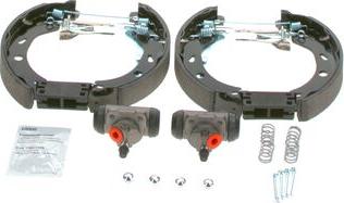 BOSCH 0 204 114 649 - Комплект тормозных колодок, барабанные abcparts.ee