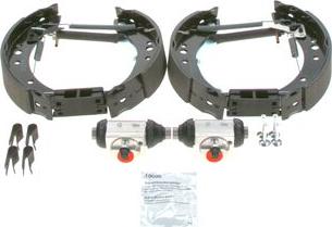 BOSCH 0 204 114 665 - Комплект тормозных колодок, барабанные abcparts.ee