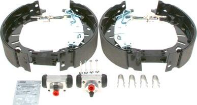 BOSCH 0 204 114 688 - Комплект тормозных колодок, барабанные abcparts.ee
