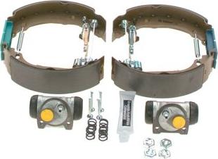 BOSCH 0 204 114 012 - Комплект тормозных колодок, барабанные abcparts.ee