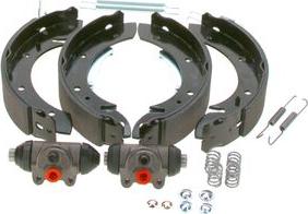 BOSCH 0 204 113 628 - Комплект тормозных колодок, барабанные abcparts.ee