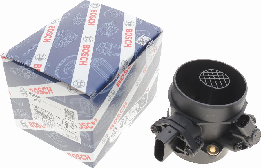BOSCH 0 281 002 535 - Датчик потока, массы воздуха abcparts.ee
