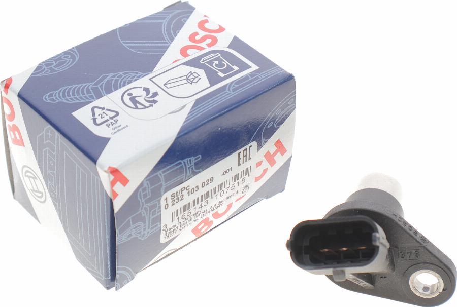 BOSCH 0 232 103 029 - Датчик положения Распредвала abcparts.ee