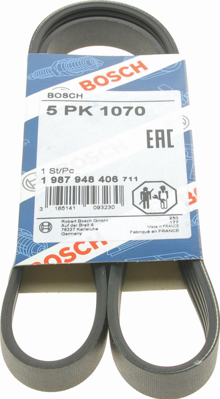 BOSCH 1 987 948 406 - Поликлиновой ремень abcparts.ee