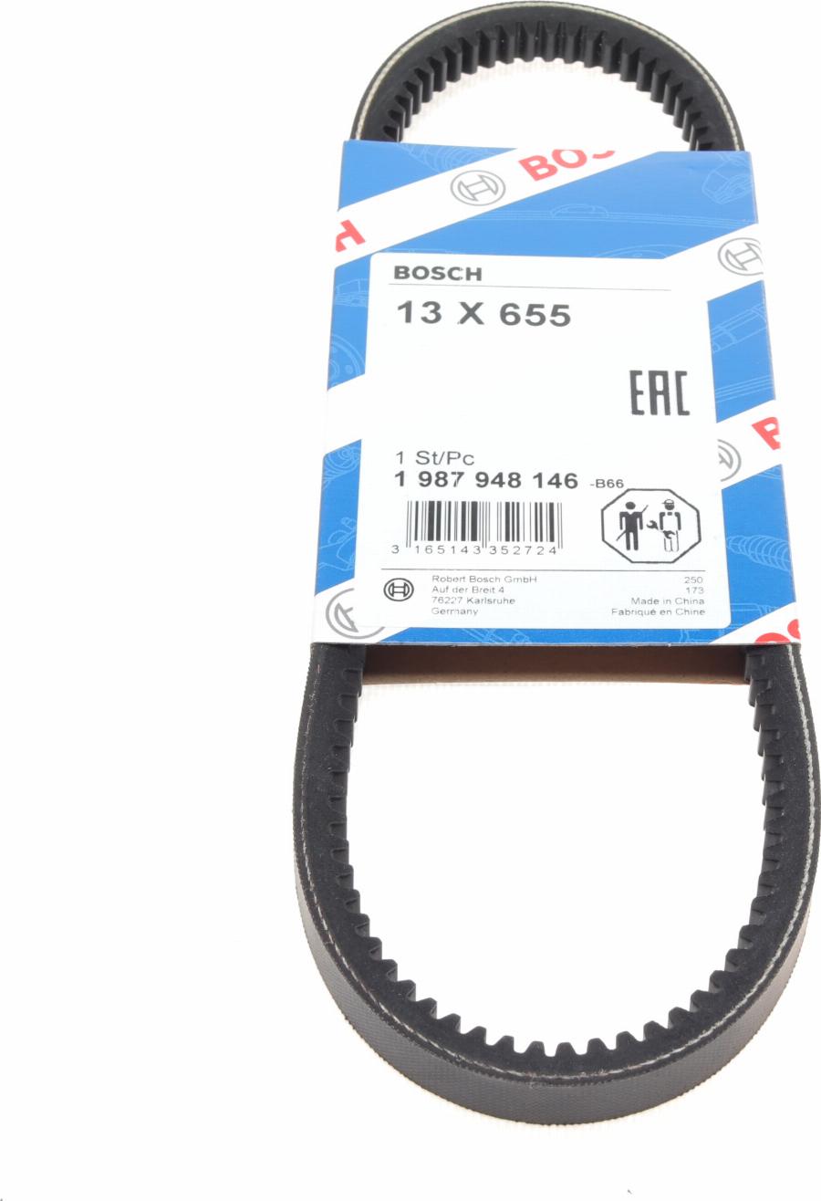 BOSCH 1 987 948 146 - Клиновой ремень, поперечные рёбра abcparts.ee