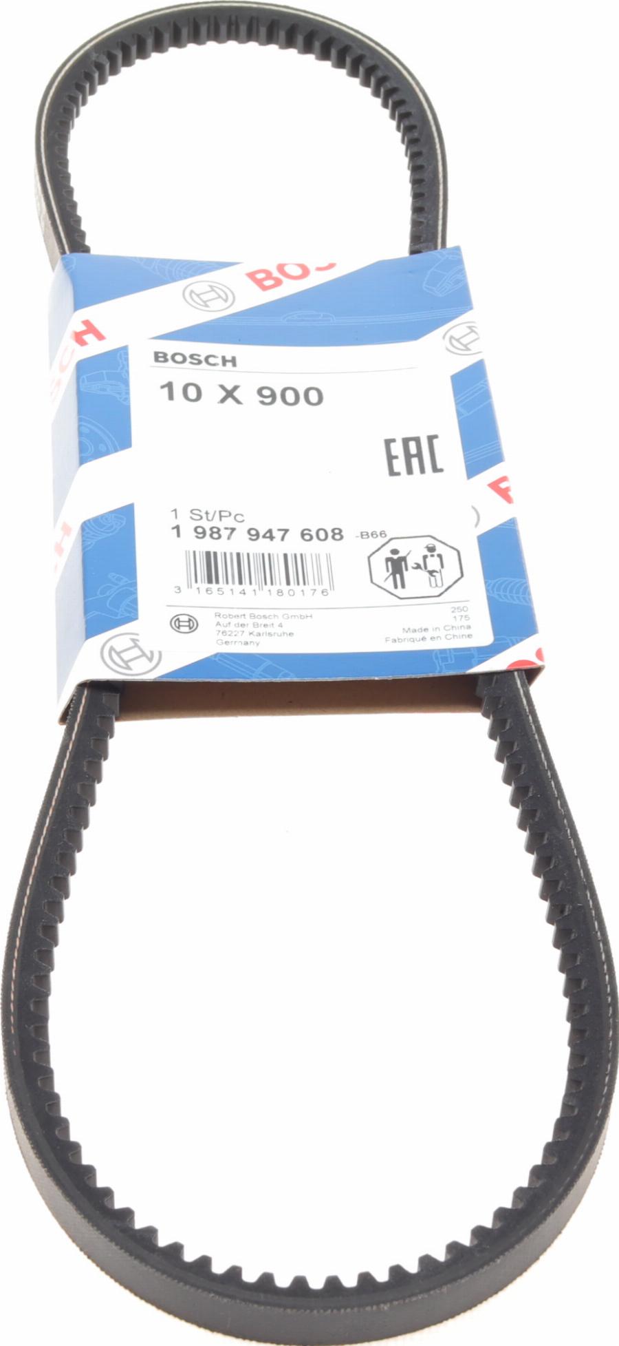 BOSCH 1 987 947 608 - Клиновой ремень, поперечные рёбра abcparts.ee