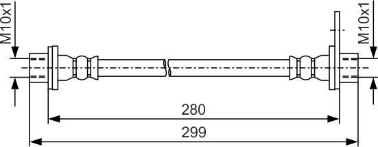 BOSCH 1 987 481 440 - Тормозной шланг abcparts.ee