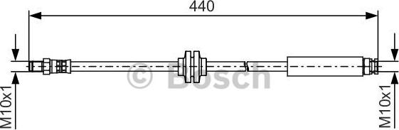BOSCH 1 987 481 484 - Тормозной шланг abcparts.ee