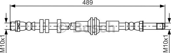 BOSCH 1 987 481 691 - Тормозной шланг abcparts.ee