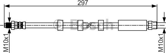 BOSCH 1 987 481 262 - Тормозной шланг abcparts.ee