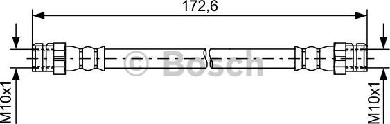 BOSCH 1 987 481 737 - Тормозной шланг abcparts.ee