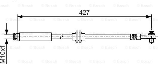BOSCH 1 987 481 A47 - Тормозной шланг abcparts.ee