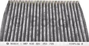 BOSCH 1 987 432 320 - Фильтр воздуха в салоне abcparts.ee