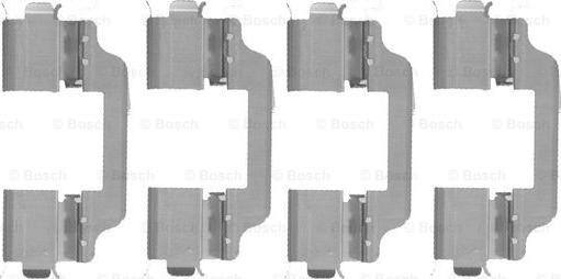 BOSCH 1 987 474 446 - Комплектующие для колодок дискового тормоза abcparts.ee