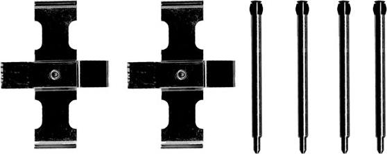 BOSCH 1 987 474 066 - Комплектующие для колодок дискового тормоза abcparts.ee