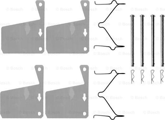 BOSCH 1 987 474 071 - Комплектующие для колодок дискового тормоза abcparts.ee