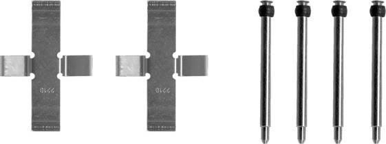 BOSCH 1 987 474 128 - Комплектующие для колодок дискового тормоза abcparts.ee