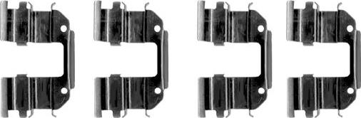 BOSCH 1 987 474 393 - Комплектующие для колодок дискового тормоза abcparts.ee