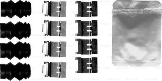 BOSCH 1 987 474 774 - Комплектующие для колодок дискового тормоза abcparts.ee