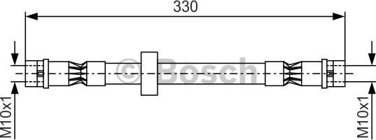 BOSCH 1 987 476 410 - Тормозной шланг abcparts.ee
