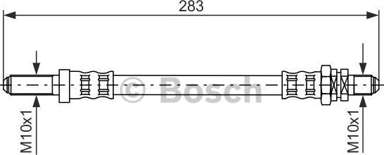 BOSCH 1 987 476 420 - Тормозной шланг abcparts.ee