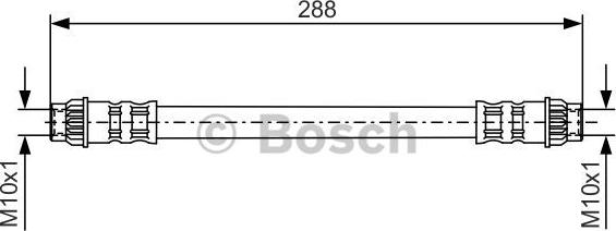 BOSCH 1 987 476 557 - Тормозной шланг abcparts.ee
