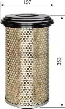 BOSCH 1 457 433 204 - Воздушный фильтр двигателя abcparts.ee