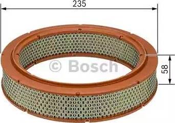 BOSCH 1 457 432 111 - Воздушный фильтр двигателя abcparts.ee
